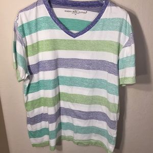 Men's Sunday Work Clothes V-Neck T-Shirt, M